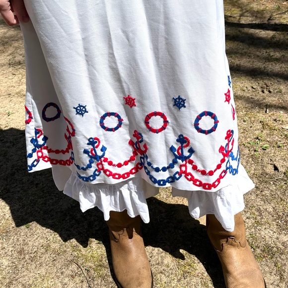 60s Sailor Maxi Dress - Picture 8 of 16